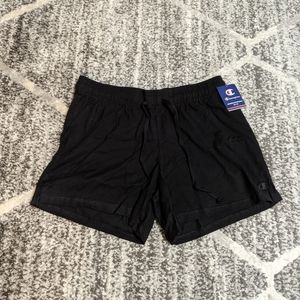 Champion Black Jersey Shorts